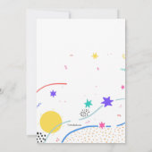 ファッション10代のショー資金集め 招待状 (裏面)