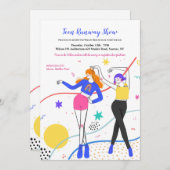 ファッション10代のショー資金集め 招待状 (正面/裏面)