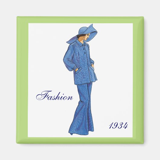 ファッション1934磁石 マグネット (正面)