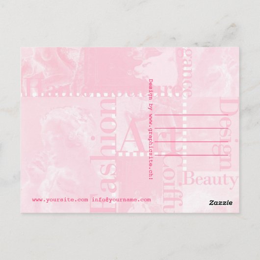 ファッション – はがき (裏面)