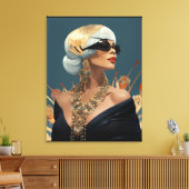 ファッション – エスク#1 キャンバスプリント (インサイチュ (リビング))