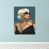 ファッション – エスク#1 キャンバスプリント (インサイチュ (ウッドフロア))