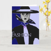 ファッション カード (黄色い花)