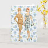 ファッション カード (黄色い花)