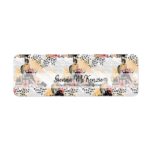 ファッション ガーリー ラベル (正面)