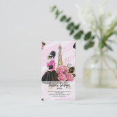 ファッション ガーリー 名刺 (スタンド正面)