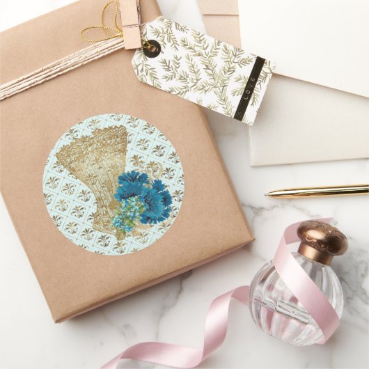 ファッション コルセット 3 クラシック ラウンド ステッカー (ギフト)