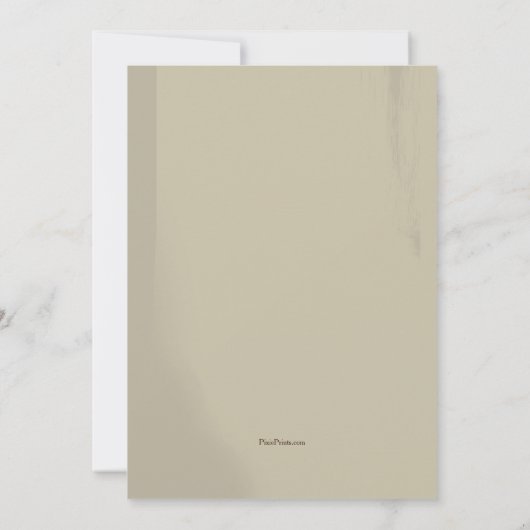 ファッション・ショーは招待状を模倣します 招待状 (裏面)