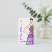 ファッション、シームストレス、改ざん名刺 名刺 (スタンド正面)