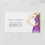 ファッション、シームストレス、改ざん名刺 名刺 (裏面)