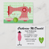 ファッション/シーメストレスカード – SRF 名刺 (正面/裏面)