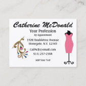 ファッション/シーメストレスカード – SRF 名刺 (裏面)