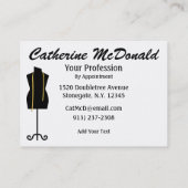 ファッション/シーメストレスカード – SRF 名刺 (裏面)