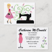 ファッション/シーメストレスカード – SRF 名刺 (正面/裏面)