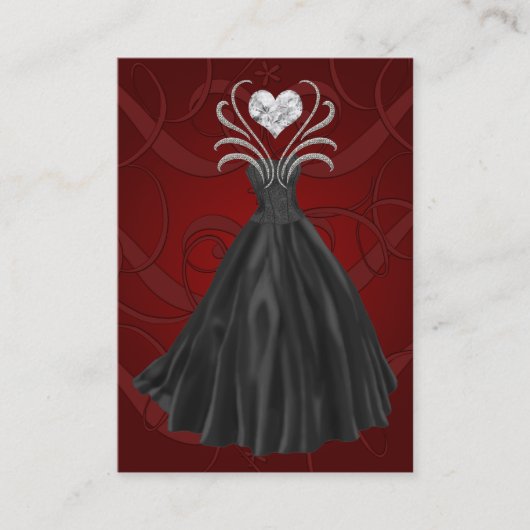 ファッション/シーメストレスカード – SRF 名刺 (正面)