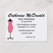 ファッション/シーメストレスビジネスカード – SRF 名刺 (裏面)