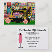 ファッション/シーメストレスビジネスカード – SRF 名刺 (正面/裏面)