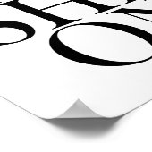 ファッション-スタイリッシュエレガントタイポグラフィ引用文 ポスター (角)