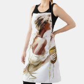 ファッション:スタイリッシュコンテンポラリーポートレート。 エプロン (インサイチュ)