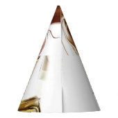 ファッション:スタイリッシュコンテンポラリーポートレート。 パーティーハット (裏面)