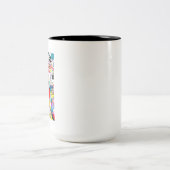 ファッション ツートーンマグカップ (中央)