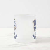 ファッション・デザイナーのギフト(世界のベスト) フロストグラスマグカップ (中央)