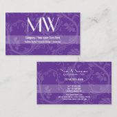 ファッション・デザイナーのスタイリストのインテリア・デザイナー 名刺 (正面/裏面)