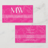 ファッション・デザイナーのスタイリストのインテリア・デザイナー 名刺 (正面/裏面)