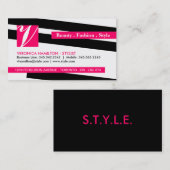 ファッション・デザイナーの名刺 名刺 (正面/裏面)