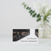 ファッション・デザイナーの指揮台モデルスタイリストショー 名刺