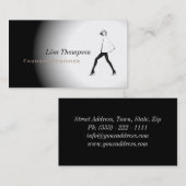 ファッション・デザイナーモデルスタイルはスタイリストに着せます 名刺 (正面/裏面)