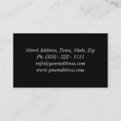 ファッション・デザイナーモデルスタイルはスタイリストに着せます 名刺 (裏面)