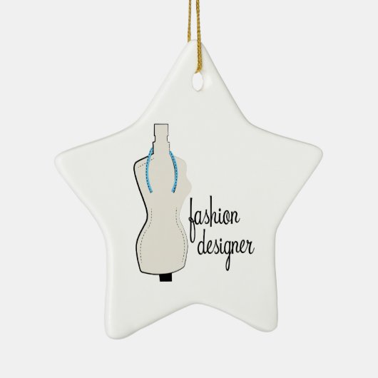 ファッション・デザイナー セラミックオーナメント (右)