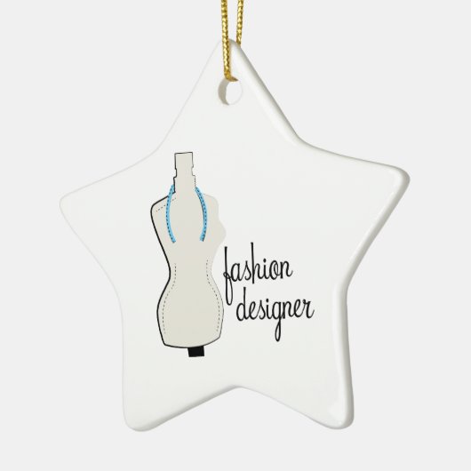 ファッション・デザイナー セラミックオーナメント (左)