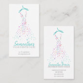 ファッション ドレス ブティック ショップ 小売業者 ブロガー 名刺 (正面/裏面)