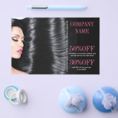 ファッション ビューティー サロン ヘアスタイリスト チラシ (シングル)