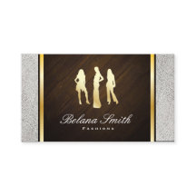 ファッション/ホワイトレザー&ウッド/金ゴールドトリム