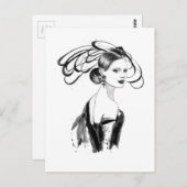 ファッション ポストカード (正面/裏面)