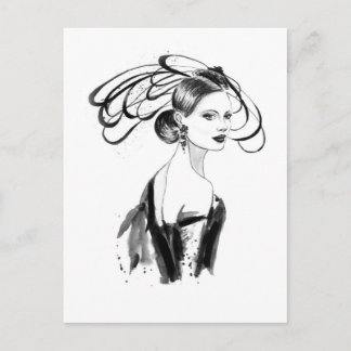 ファッション ポストカード