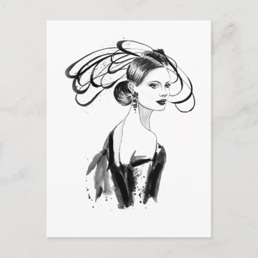 ファッション ポストカード (正面)