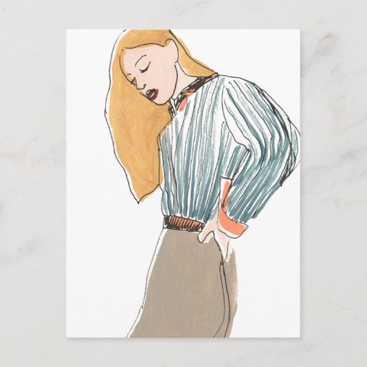 ファッション ポストカード (正面)