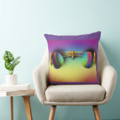 ファッション メガネ 紫 クッション (椅子)