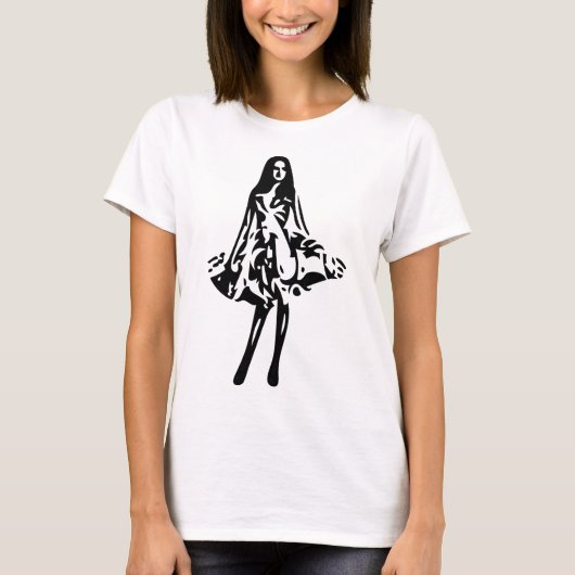 ファッション、ロゴ、スカート写真 Tシャツ (正面)