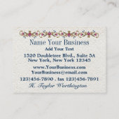 ファッション/光学/キャリアコーチ – SRF 名刺 (裏面)