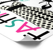 ファッション（白黒） ポスター (角)