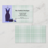 ファッション（紫） 名刺 (正面/裏面)