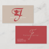 ファッション, 縫製士, お直し 縫製店 名刺 (正面/裏面)