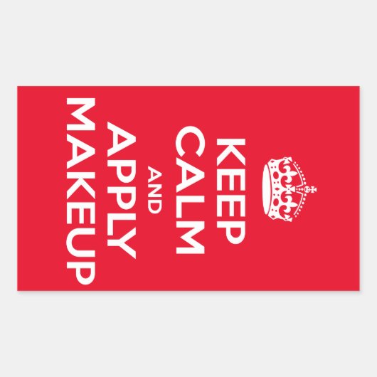 ファッション 長方形シール (正面)