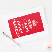 ファッション 長方形シール (封筒)