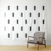 ファッション Ayasha ブランドロゴ 白い写真の背景 タペストリー (インサイチュ(横))